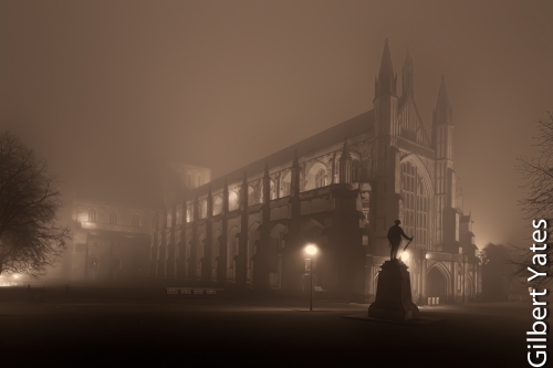 Winchester Cathedral, Freezing Fog